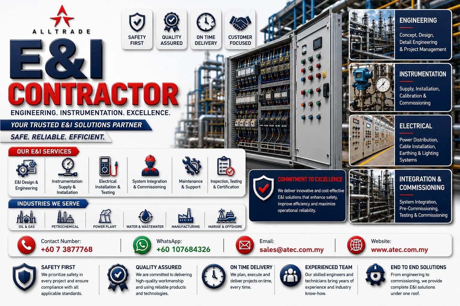 E&I Contractor Malaysia | Electrical Services